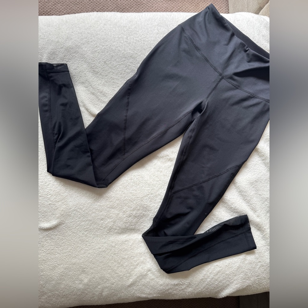 Zella Charcoal Leggings with Mesh
